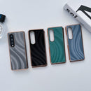 For Samsung Galaxy Z Fold4 Nano Electroplating Protective Phone Case(Black)