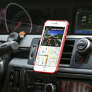 For iPhone 7 / 8 Magnetic Shockproof PC + TPU + PU Leather Protective Case(Coffee)