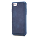 For iPhone 7 / 8 Magnetic Shockproof PC + TPU + PU Leather Protective Case(Blue)