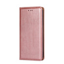 For Motorola Edge S30 Pro 5G / Edge 30 Fusion Gloss Oil Solid Color Magnetic Leather Phone Case(Rose Gold)