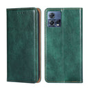 For Motorola Edge S30 Pro 5G / Edge 30 Fusion Gloss Oil Solid Color Magnetic Leather Phone Case(Green)