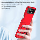 For Samsung Galaxy Z Flip4 Magsafe Magnetic Folding PC Phone Case(Red)