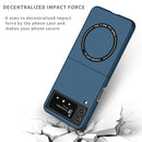 For Samsung Galaxy Z Flip4 Magsafe Magnetic Folding PC Phone Case(Blue)