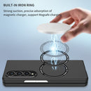 For Samsung Galaxy Z Fold4 Magsafe Magnetic Folding PC Phone Case(Black)