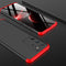 For Galaxy S20 Ultra GKK Three Stage Splicing Full Coverage PC Case(Black+Red)