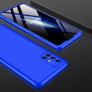 For Galaxy A71 GKK Three Stage Splicing Full Coverage PC Case(Blue)