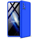 For Galaxy A71 GKK Three Stage Splicing Full Coverage PC Case(Blue)