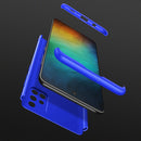 For Galaxy A71 GKK Three Stage Splicing Full Coverage PC Case(Blue)