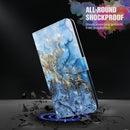 For Motorola Moto G42 3D Painting Pattern TPU + PU Leather Phone Case(Milky Way)