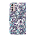 For Motorola Moto G42 3D Painting Pattern TPU + PU Leather Phone Case(Swirl Pattern)