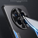 For Xiaomi Redmi K50 Ultra / 12T / 12T Pro Blade Series TPU + Titanium Alloy with Holder Phone Case(Black Blue)