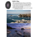 JSR LS ND8PL Lens Filter For DJI Osmo Action 3 / GoPro Hero11 Black / HERO10 Black / HERO9 Black