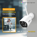 SriHome SH034C 4.0MP AI Humanoid Tracking WiFi Outdoor Surveillance Camera(EU Plug)