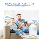 SriHome SH042 2.0MP 1080P HD AI WiFi Pan-tilt Surveillance Camera(UK Plug)