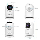 SriHome SH042 2.0MP 1080P HD AI WiFi Pan-tilt Surveillance Camera(UK Plug)