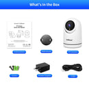 SriHome SH042 2.0MP 1080P HD AI WiFi Pan-tilt Surveillance Camera(EU Plug)
