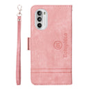 For Motorola Moto G52 / G82 BETOPNICE Dual-side Buckle Leather Phone Case(Pink)