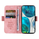 For Motorola Moto G52 / G82 BETOPNICE Dual-side Buckle Leather Phone Case(Pink)