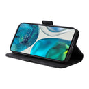 For Motorola Moto G52 / G82 BETOPNICE Dual-side Buckle Leather Phone Case(Black)