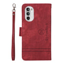For Motorola Moto G52 / G82 BETOPNICE Dual-side Buckle Leather Phone Case(Red)