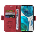 For Motorola Moto G52 / G82 BETOPNICE Dual-side Buckle Leather Phone Case(Red)