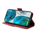 For Motorola Moto G52 / G82 BETOPNICE Dual-side Buckle Leather Phone Case(Red)