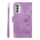 For Motorola Moto G52 / G82 BETOPNICE Dual-side Buckle Leather Phone Case(Purple)