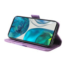 For Motorola Moto G52 / G82 BETOPNICE Dual-side Buckle Leather Phone Case(Purple)