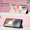 For Motorola Moto G32 PT003 Marble Pattern Flip Leather Phone Case(Marble White)