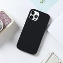 For iPhone 14 Plus Solid Silicone Phone Case(Black)