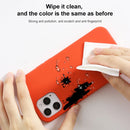 For iPhone 14 Pro Max Solid Silicone Phone Case(Sea Blue)