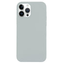 For iPhone 14 Pro Max Solid Silicone Phone Case(Blue Grey)