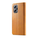 For Xiaomi Poco M5 LC.IMEEKE Calf Texture Leather Phone Case(Brown)