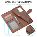 For Xiaomi Poco M5 LC.IMEEKE Calf Texture Leather Phone Case(Coffee)