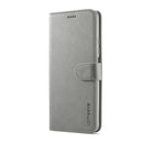 For Xiaomi Poco M5 LC.IMEEKE Calf Texture Leather Phone Case(Grey)
