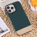 For iPhone 14 Pro TPU + Electroplated PC Phone Case(Green)