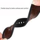 For Samsung Galaxy Watch4 / 5 / 5 Pro Silicone Pasted Leather Watch Band(Black+Red1)