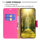 For Samsung Galaxy A04 4G Litchi Texture Pure Color Leather Phone Case(Rose Red)