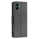 For Samsung Galaxy A04 4G Litchi Texture Pure Color Leather Phone Case(Black)