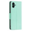 For Samsung Galaxy A04 4G Litchi Texture Pure Color Leather Phone Case(Green)