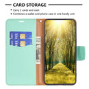 For Samsung Galaxy A04 4G Litchi Texture Pure Color Leather Phone Case(Green)