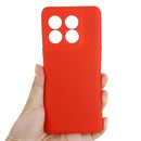 For OnePlus 10T 5G / ACE Pro Pure Color Liquid Silicone Shockproof Phone Case(Red)