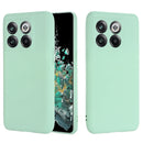 For OnePlus 10T 5G / ACE Pro Pure Color Liquid Silicone Shockproof Phone Case(Green)