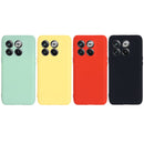 For OnePlus 10T 5G / ACE Pro Pure Color Liquid Silicone Shockproof Phone Case(Red)