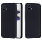 For Nothing Phone 1 Pure Color Liquid Silicone Shockproof Phone Case(Black)