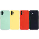 For Nothing Phone 1 Pure Color Liquid Silicone Shockproof Phone Case(Yellow)