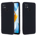 For Xiaomi Poco C40 / Redmi 10 Power / Redmi 10 India Pure Color Liquid Silicone Shockproof Phone Case(Black)