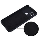 For Xiaomi Poco C40 / Redmi 10 Power / Redmi 10 India Pure Color Liquid Silicone Shockproof Phone Case(Black)