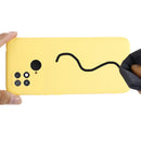 For Xiaomi Poco C40 / Redmi 10 Power / Redmi 10 India Pure Color Liquid Silicone Shockproof Phone Case(Yellow)