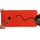 For Xiaomi Poco C40 / Redmi 10 Power / Redmi 10 India Pure Color Liquid Silicone Shockproof Phone Case(Red)
